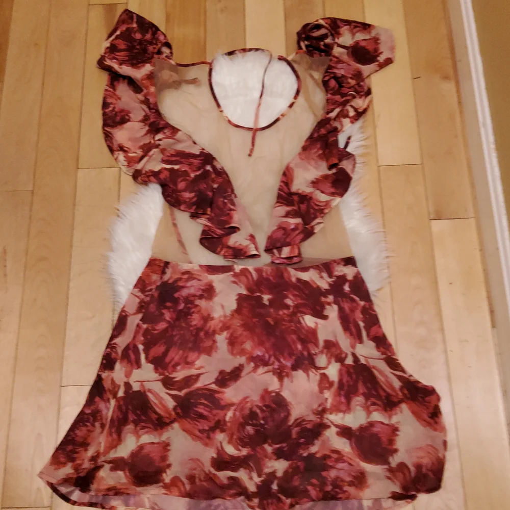 🍋For Love and Lemons Wild Roses Mini Dress - Picture 11 of 13